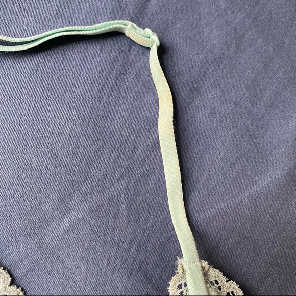 FREE PEOPLE BLUE LACE UNDERWIRE RACER BACK BRA - Picture 3 of 10